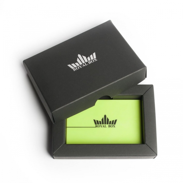 Caja esnifadora Royal Box Verde, caja.