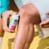 Gel CBD Sport con efecto calor y 3000mg de cannabidiol de la marca Weedness CBD, aplicación.