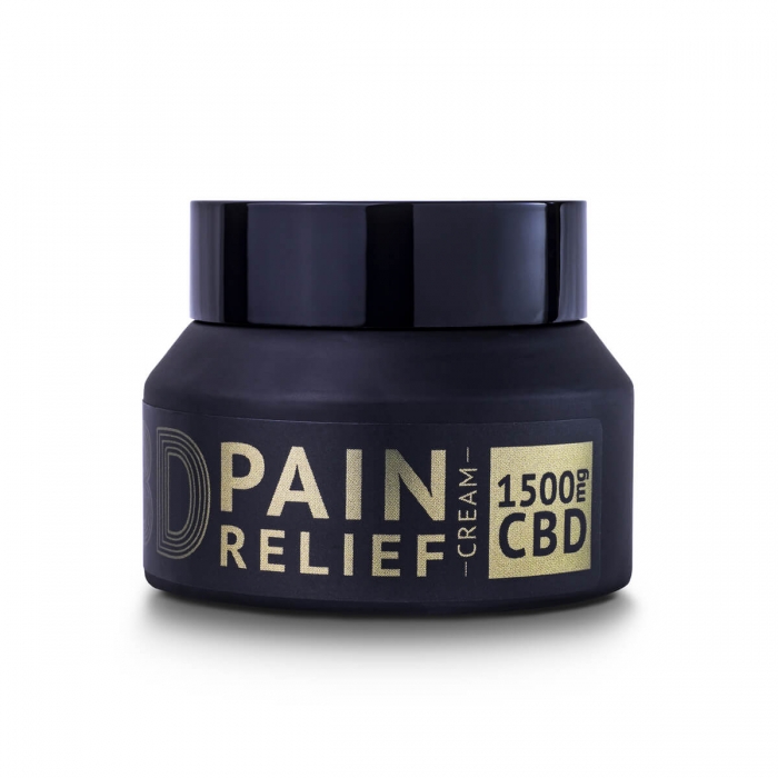 Bálsamo para el alivio del dolor con CBD 1500 mg, bote de 50ml.