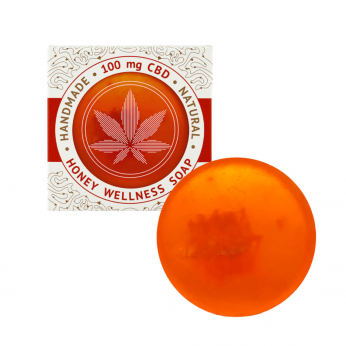 Jabón Artesanal con CBD de Cannaline Honey Wellness 100mg.