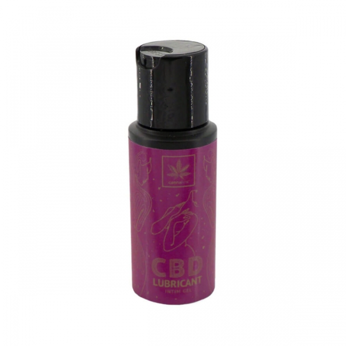 Gel lubricante para zonas intimas de Cannaline con 250mg de CBD y envase de 50ml.