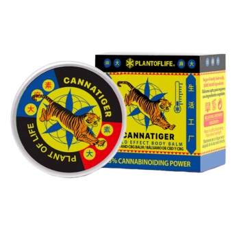 Bálsamo CBD + CBG Cannatiger de 12ml para calmar la piel.