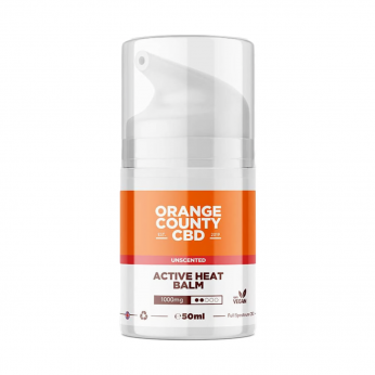 Bálsamo CBD efecto calor Orange County con 1000mg en 50ml de producto.