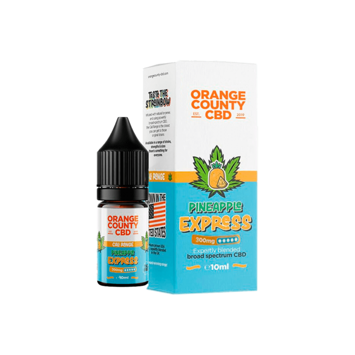 E-Liquid CBD Cali de Orange County CBD 200mg y 10 ml, Pineapple Express.