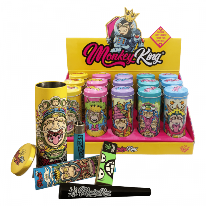 kit fumeta Monkey King lata redonda.