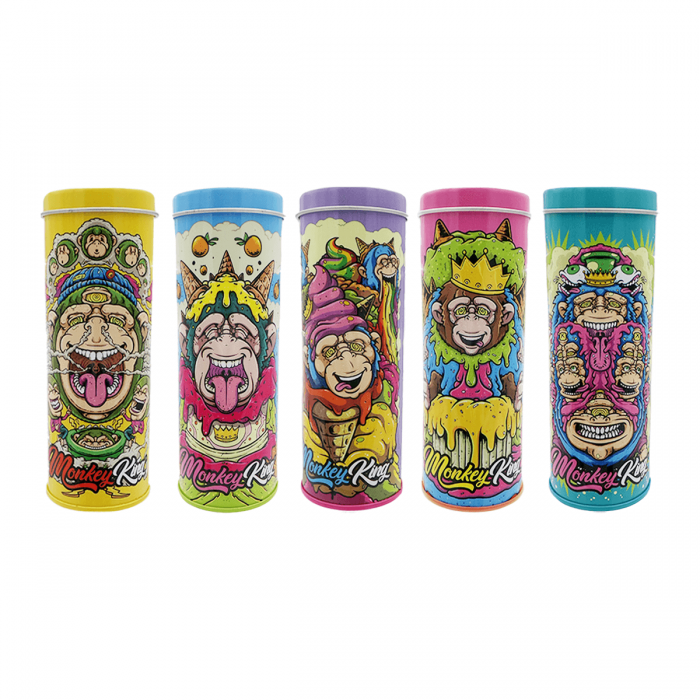 kit fumeta Monkey King lata redonda, diferentes modelos.