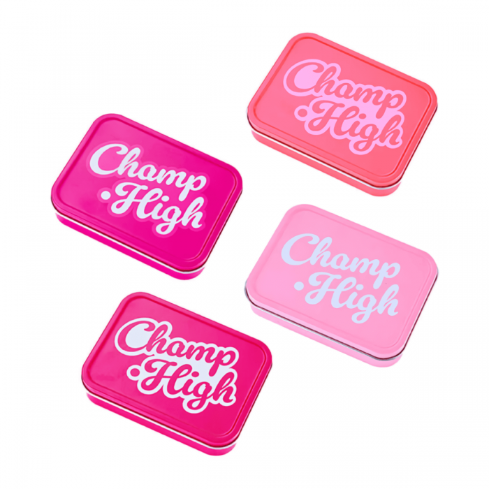 Caja metálica Champ High Pinky, diferentes modelos.