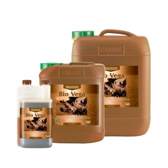 BIo Vega Canna. Fertilizante orgánico para floración de Bio Canna en formatos de 1L, 5L y 10L.