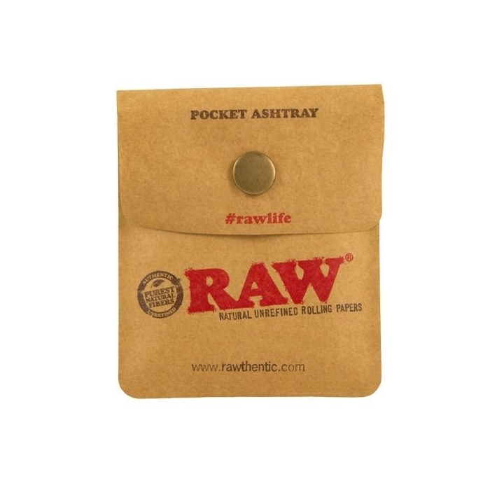 Cenicero de bolsillo RAW cerrado.