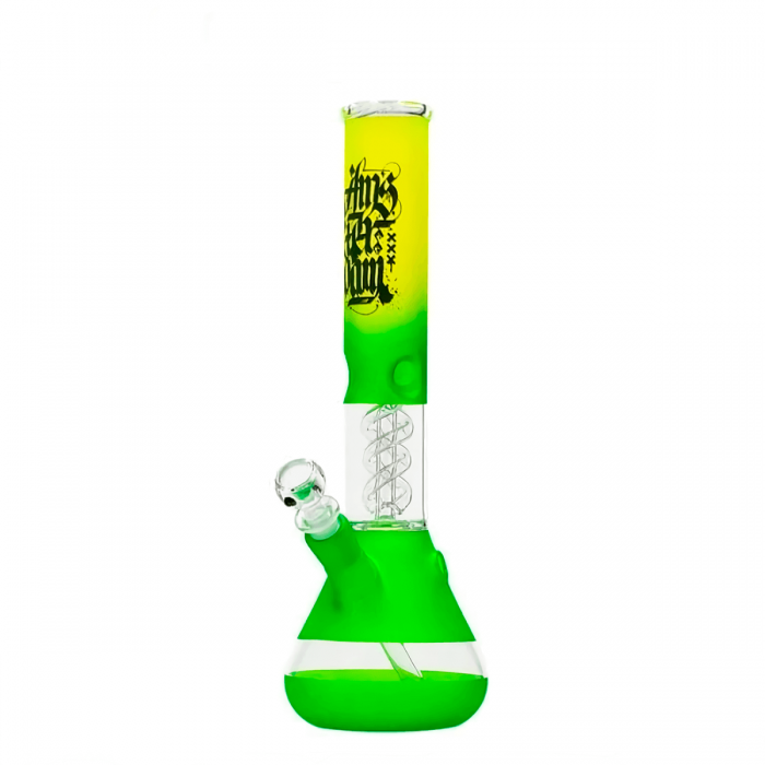 Bong de cristal Amsterdam con percolador de 37 cm.