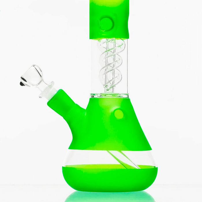 Bong de cristal Amsterdam con percolador de 37 cm, vasija.