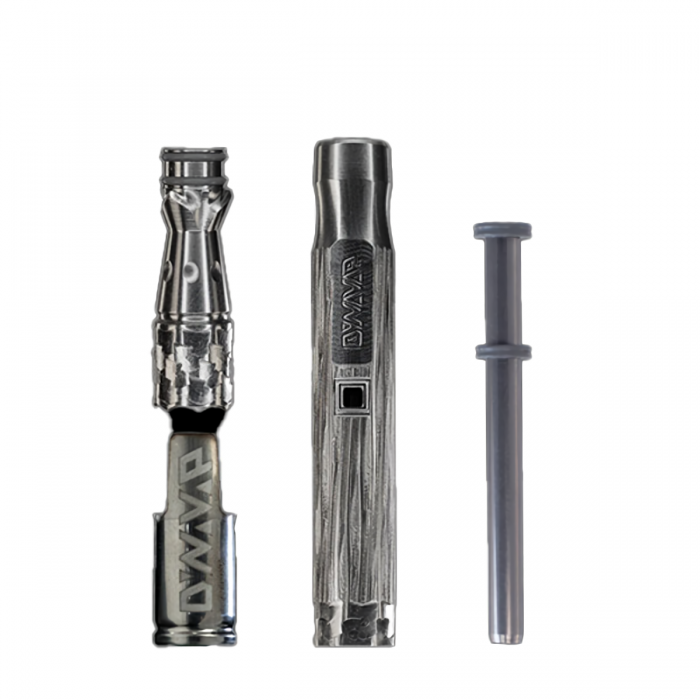 Vaporizador Dynavap M Plus para hierbas secas, desmontado.