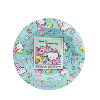 Cenicero metal, modelo Hello Kitty azul pijama de la marca G-Rollz