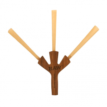Pipa de fumar RAW triple de madera.