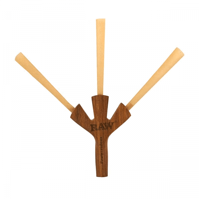 Pipa de fumar RAW triple de madera.