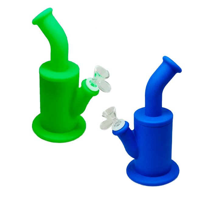 Bong desmontable de colores refrigerado por agua.