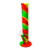 Bong de Silicona 36 cm para marihuana. Rojo y verde.