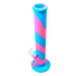 Bong de Silicona 36 cm para marihuana. Azul y Fucsia.