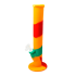 Bong de Silicona 36 cm para marihuana. Naranja y Rojo.