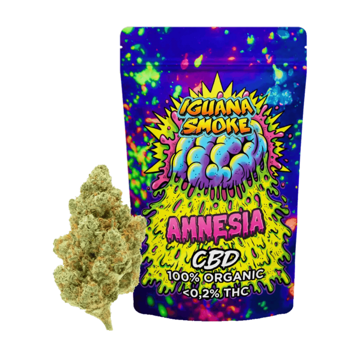 Cogollos CBD Amnesia de 2 gramos, super aromáticos.