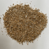 Vermiculita, muestra refinada de grano homogeneo.