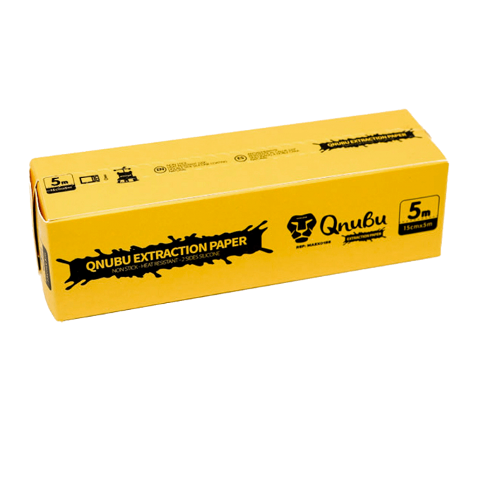Papel Rosin Qnubu para extracciones, caja.