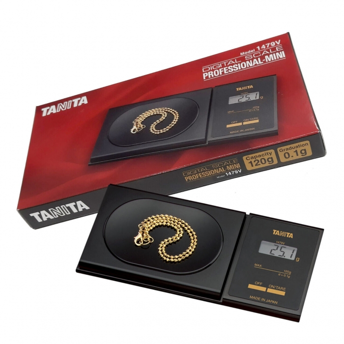 Tanita 1479 V. Báscula de precisión profesional de 120g x 0,1g de precisión.