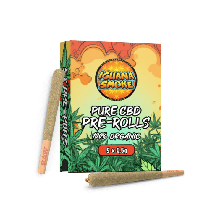 Pre rolls CBD Tsunami 15% Iguana Smoke, 5 unidades.