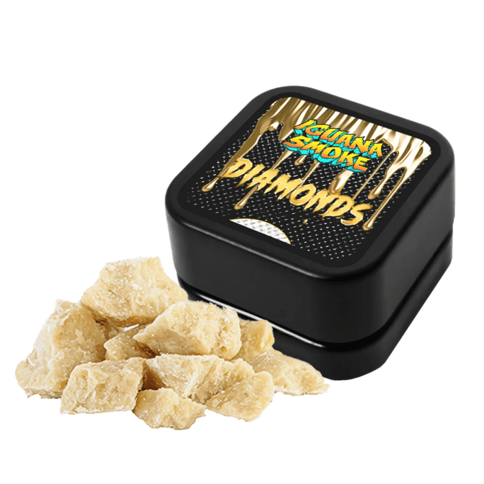 Concentrado de CBD al 98% Diamonds de 2 gramos con live terpenes.