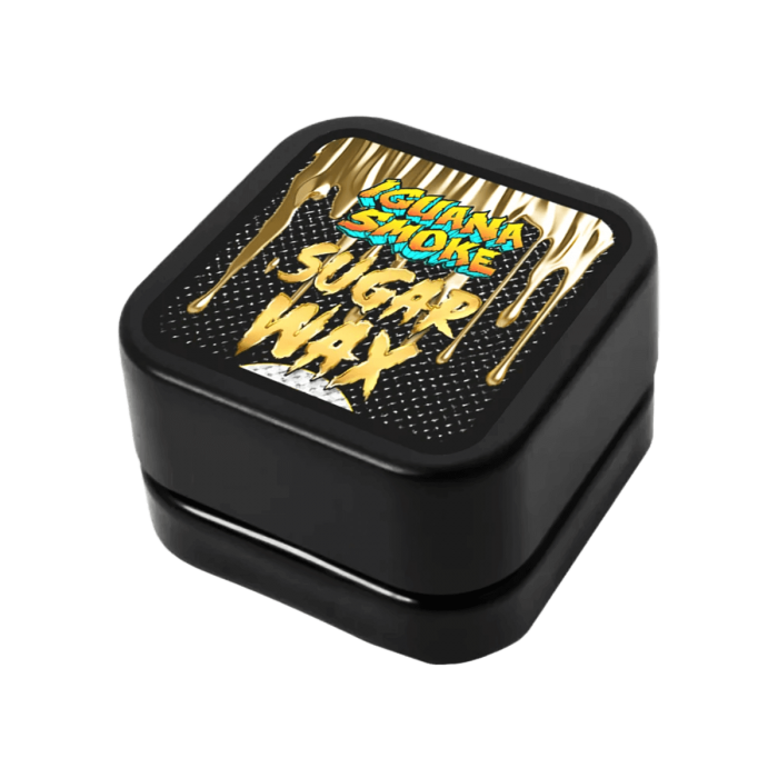 Resina CBD Sugar Wax al 88% de cannabinoides de Iguana Smoke, envase de 2 gramos.