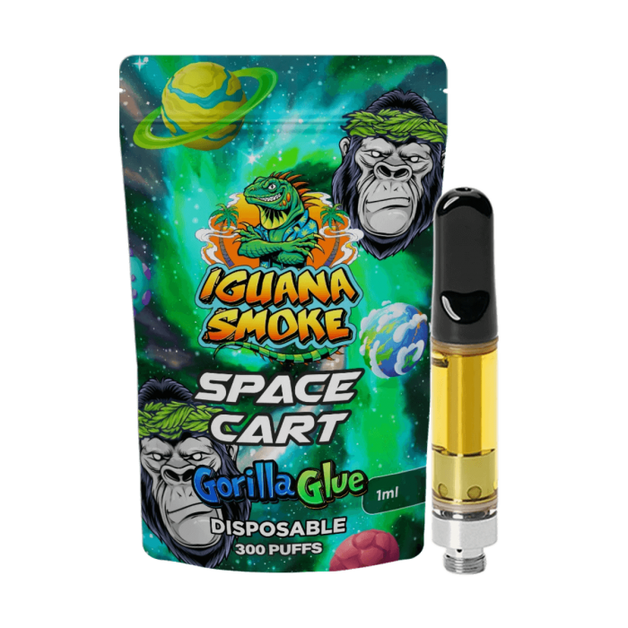Cartuchos desechables STV sativanol de 1ml  iguana smoke, gorilla glue.