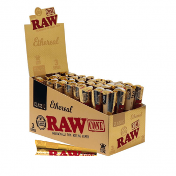Conos RAW Ethereal King Size, papel ultrafino.