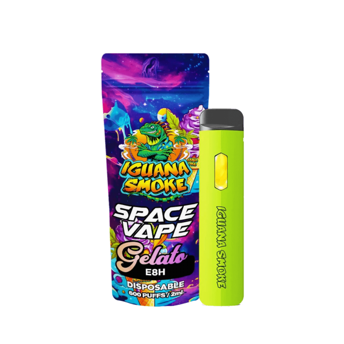 Vaper E8H de Iguana Smoke de 2ml Space Vape, gelato.