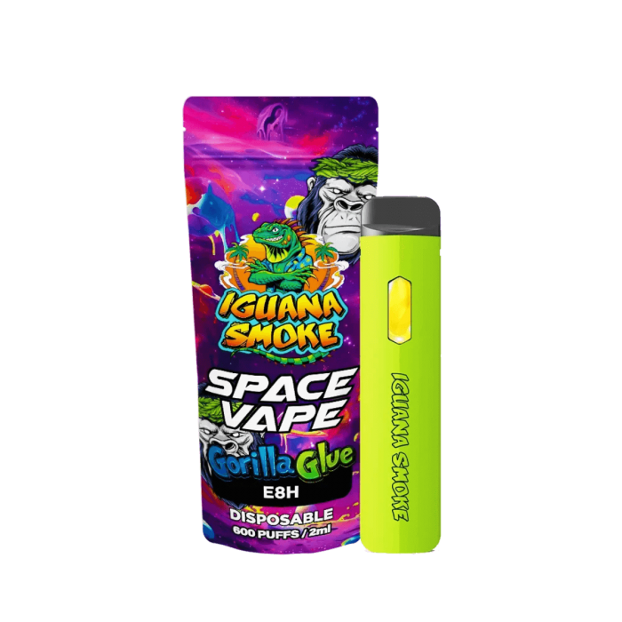 Vaper E8H de Iguana Smoke de 2ml Space Vape, gorilla glue.
