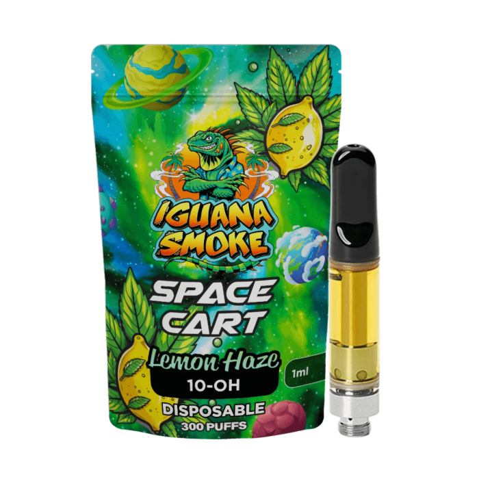 Cartuchos 10-OH de Iguana Smoke de 1ml, lemon haze.