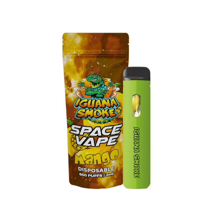 Vaper 10-OH de Iguana Smoke de 2ml Space Vape, mango.