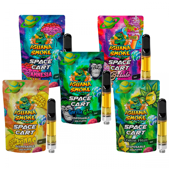 Cartuchos desechables STV sativanol iguana smoke de 1ml, aromas.