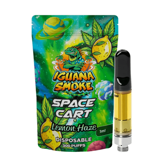Cartuchos desechables STV sativanol  iguana smoke de 1ml, lemon haze.