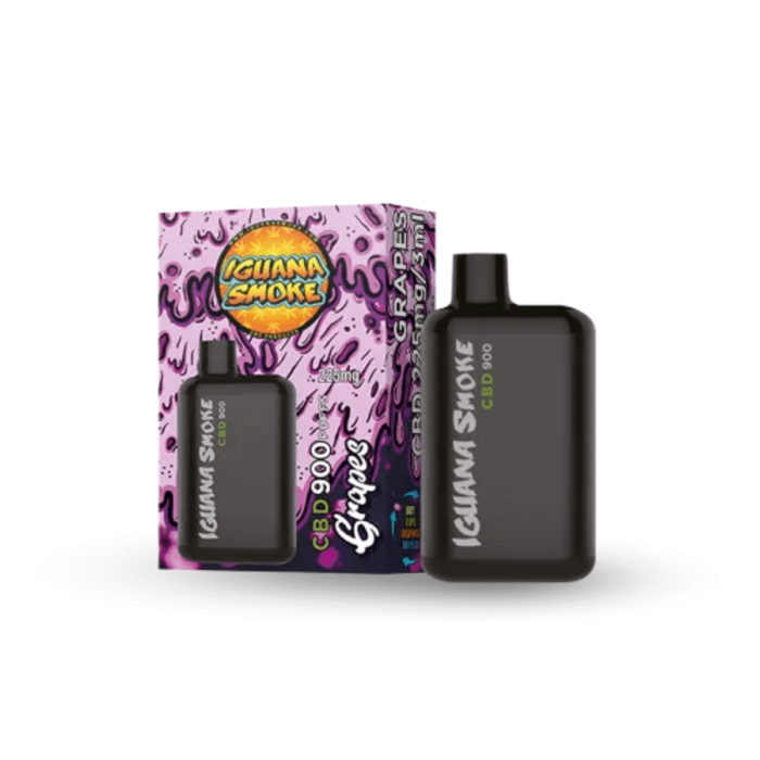 Iguana Pod CBD Pocket Grape 225mg, vapeador.