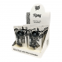 Pipa con Mini Grinder y Rejillas Best Buds, modelo Pipsy, caja de 12 unidades.