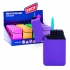 Mechero de soplete anti-aire de colores fluorescentes.
