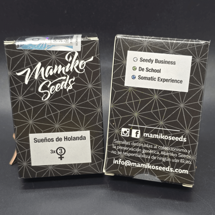 Sueños de Holanda de Mamiko Seeds, pack de 9 semillas feminizadas.