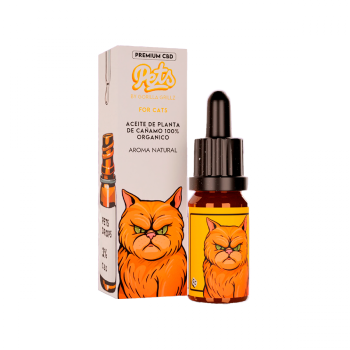 Aceite CBD para Gatos Natural Gorilla Grillz.