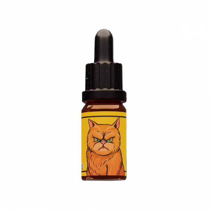Aceite CBD para Gatos Natural Gorilla Grillz, bote con dosificador.