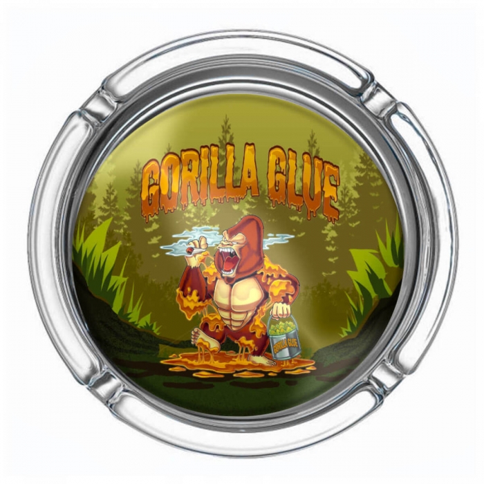 Cenicero cristal Gorilla Glue de Best Buds