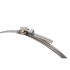 Abrazadera metálica para sujeción de tubos de extraccion, tornillo tensor.