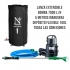 Lanza de riego con depósito 100L,  bomba 7000 L/h,  5 metros de manguera de 15mm y todas las conexiones