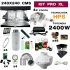 Armario de cultivo interior completo HPS 4x600W con armario Cultibox Open de 240x240x200 cm Profesional.