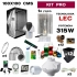 Kit de armario completo profesional con foco LEC 315w y armario de 100x100 cm.