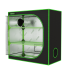 Armario invernadero Dark Box Propagator Tower para esquejes, germinación y plantas madre, abierto de perfil.